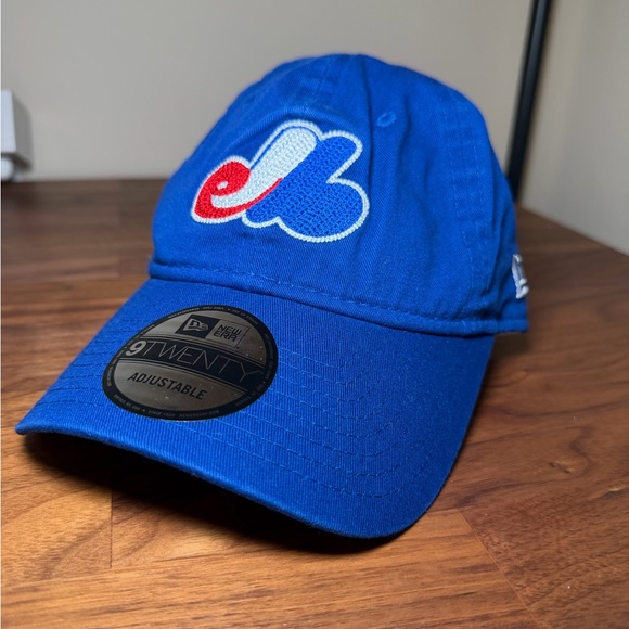 Montreal Expos OVO x New Era Washed 9TWENTY Adjustable Hat - Blue - Picture 6 of 10